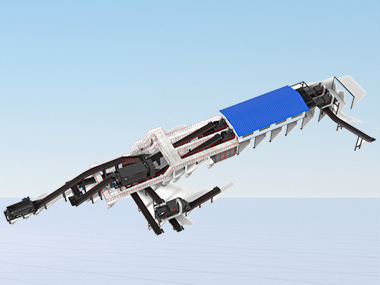 Fixed decoration waste disposal production line