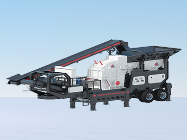 YPC mobile construction waste crushing station